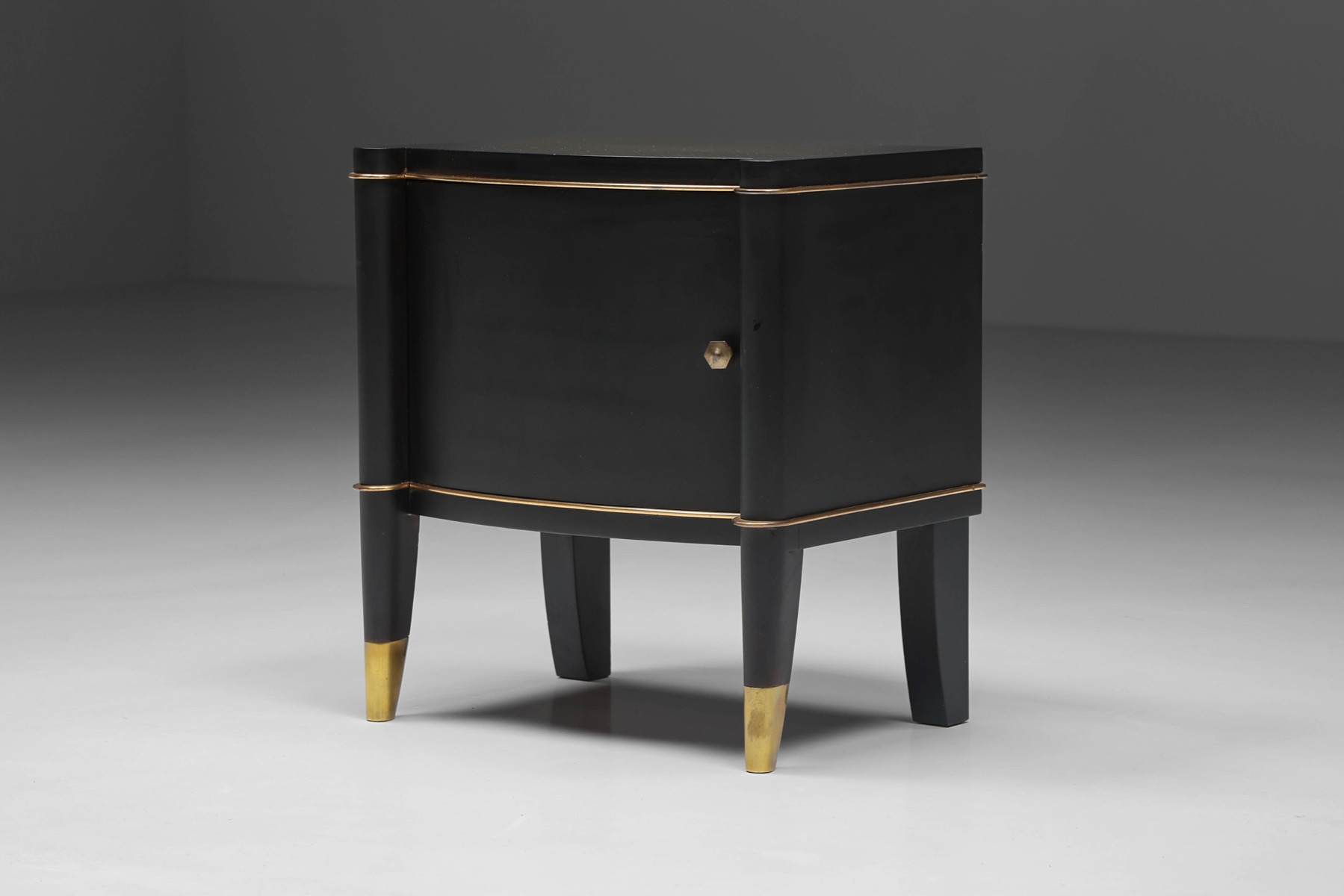 Mid century bedside table in art deco style by De Coene