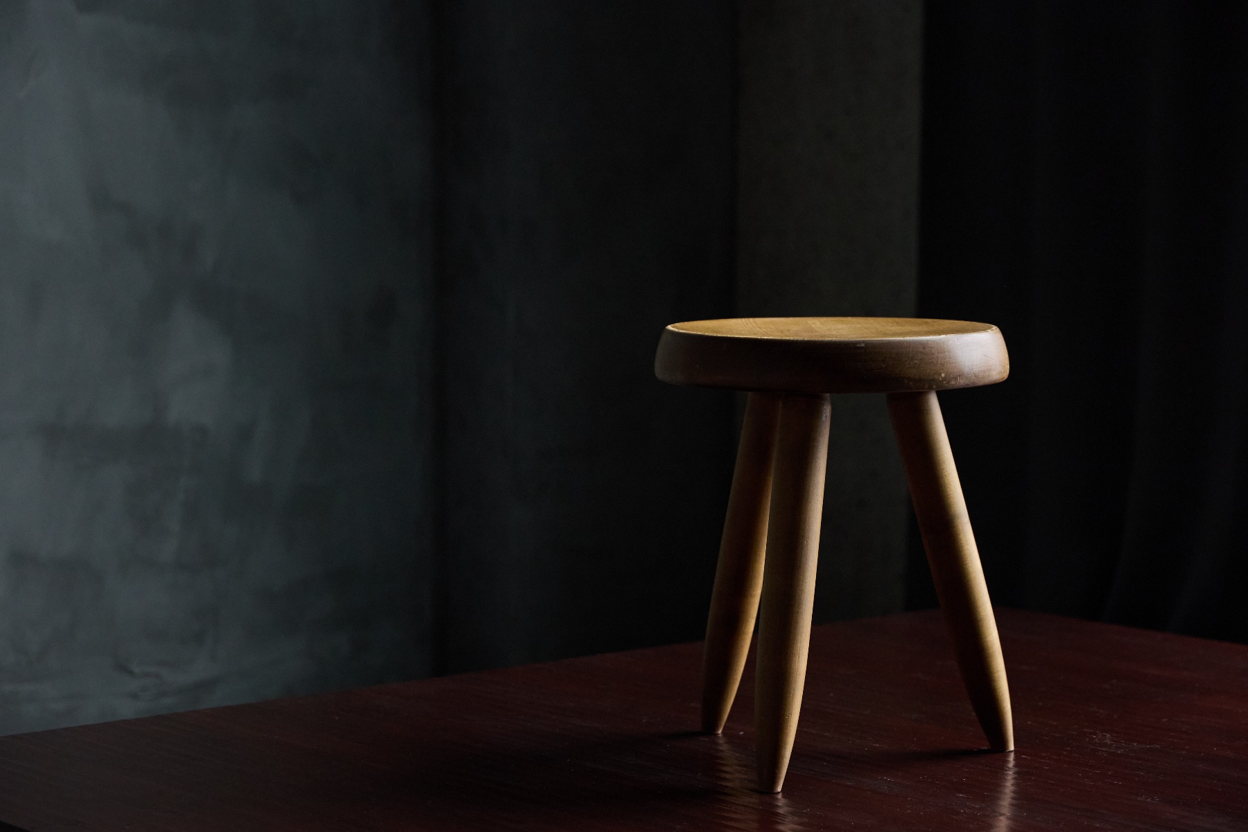 Vintage Berger stool by Charlotte Perriand 1960s