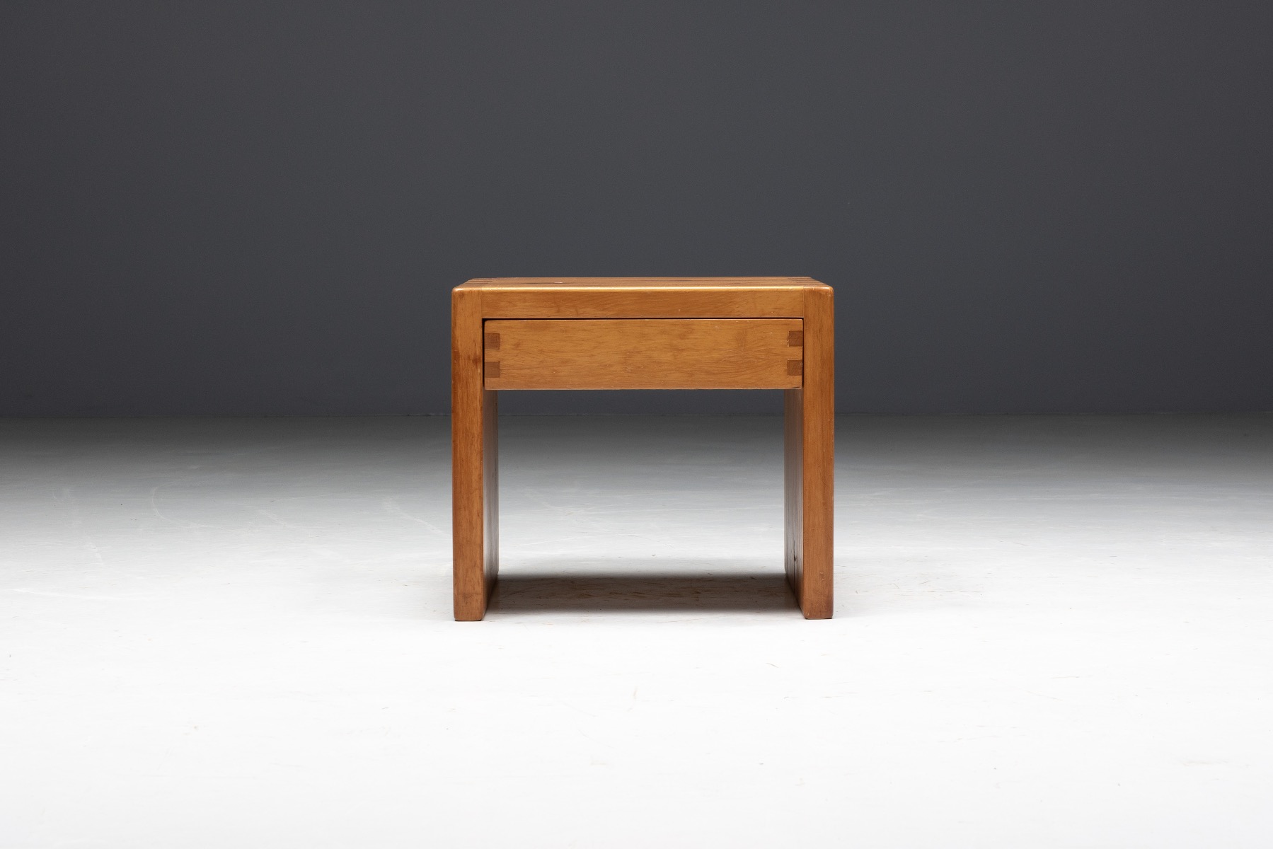 Mid century modern pine bedside table from the 1960s