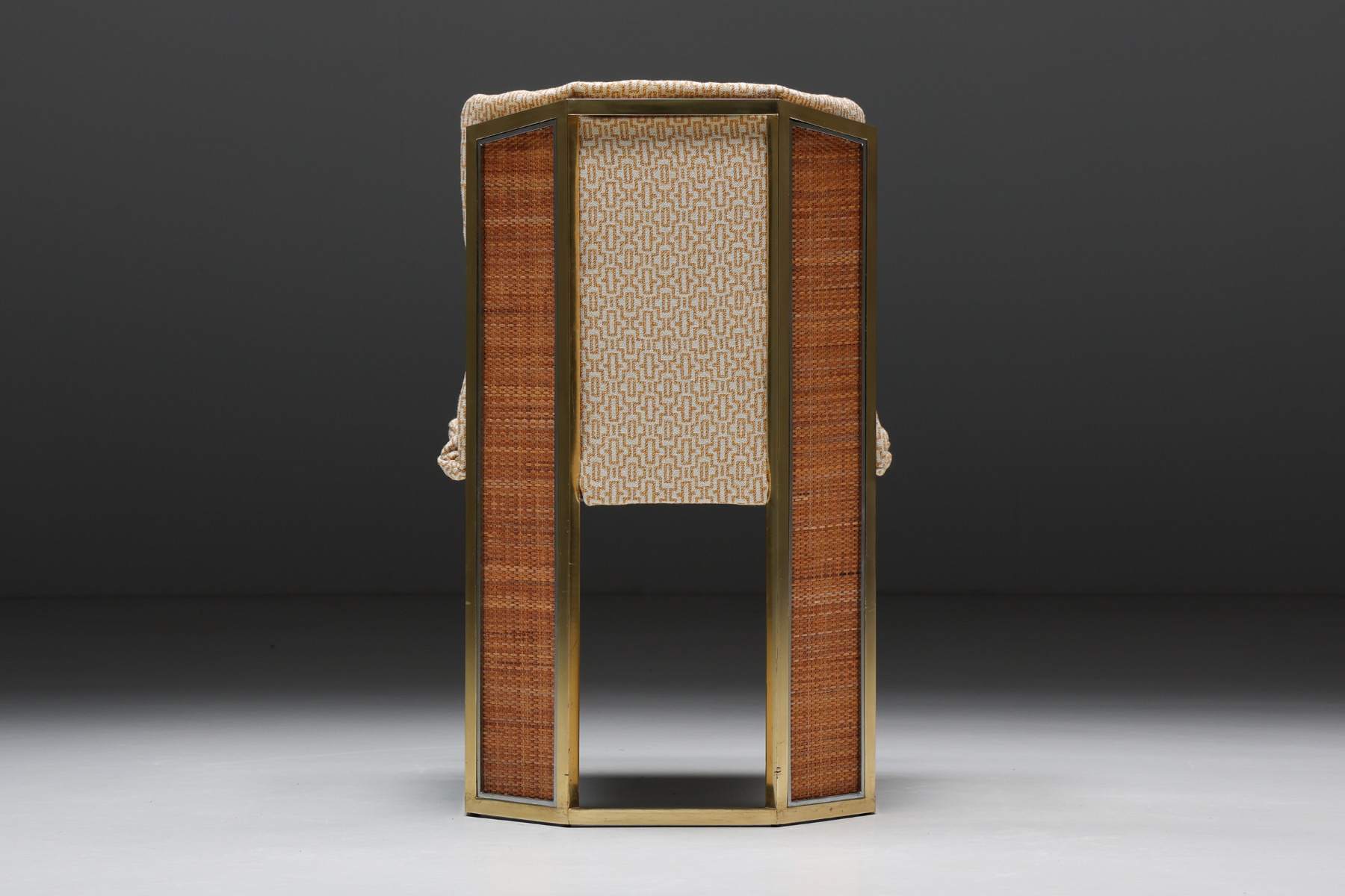 Mid century modern octagonal dining table by Romeo Rega