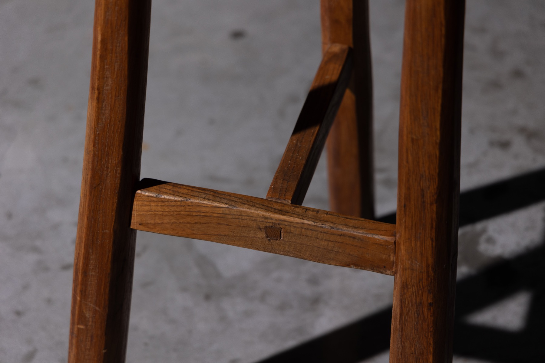Farmhouse style bar stools from the 1950s