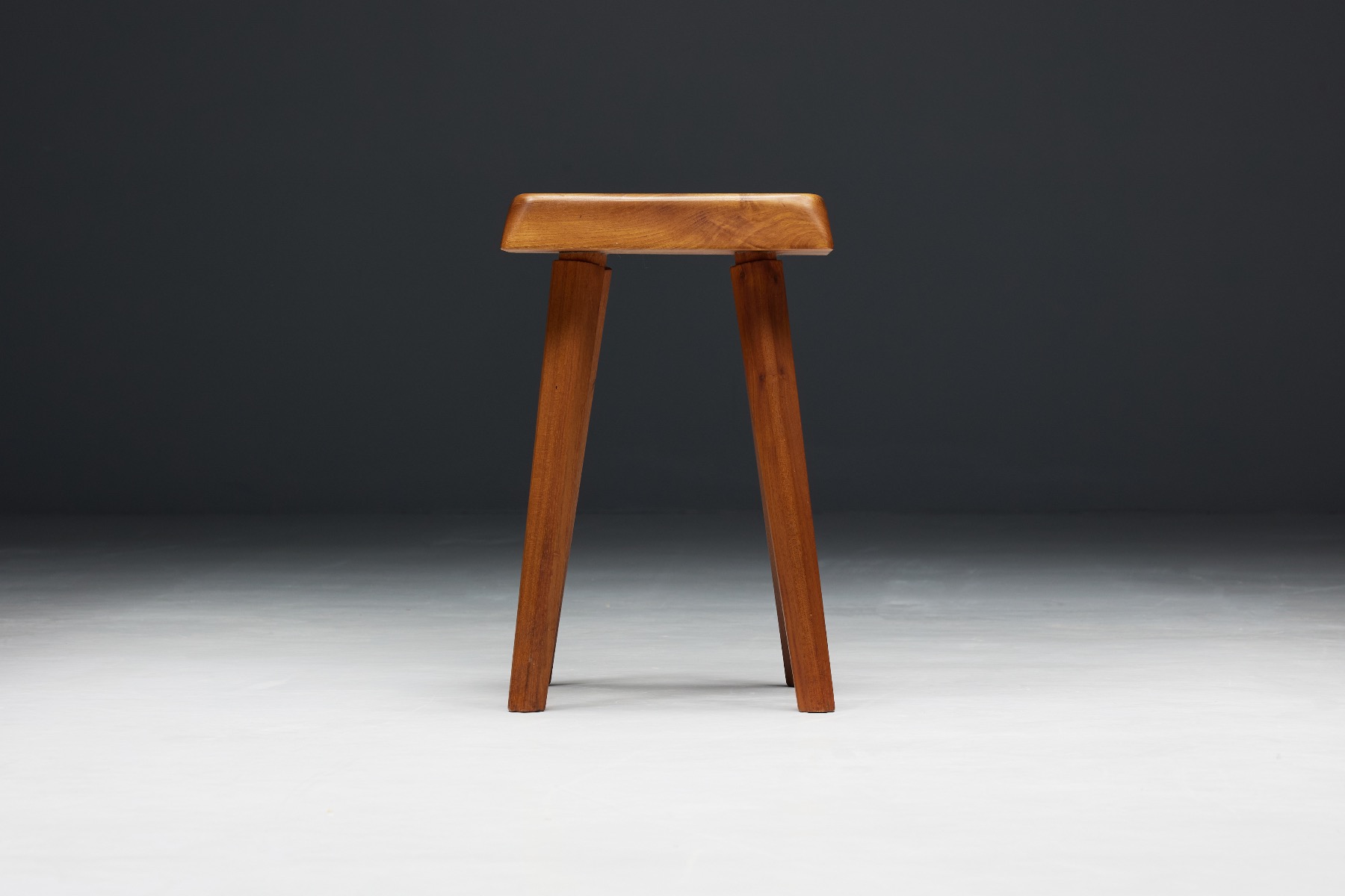 Mid century S01 stool by Pierre Chapo