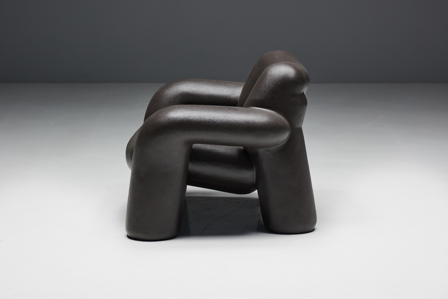 Modern Blown Up chair with sculptural design
