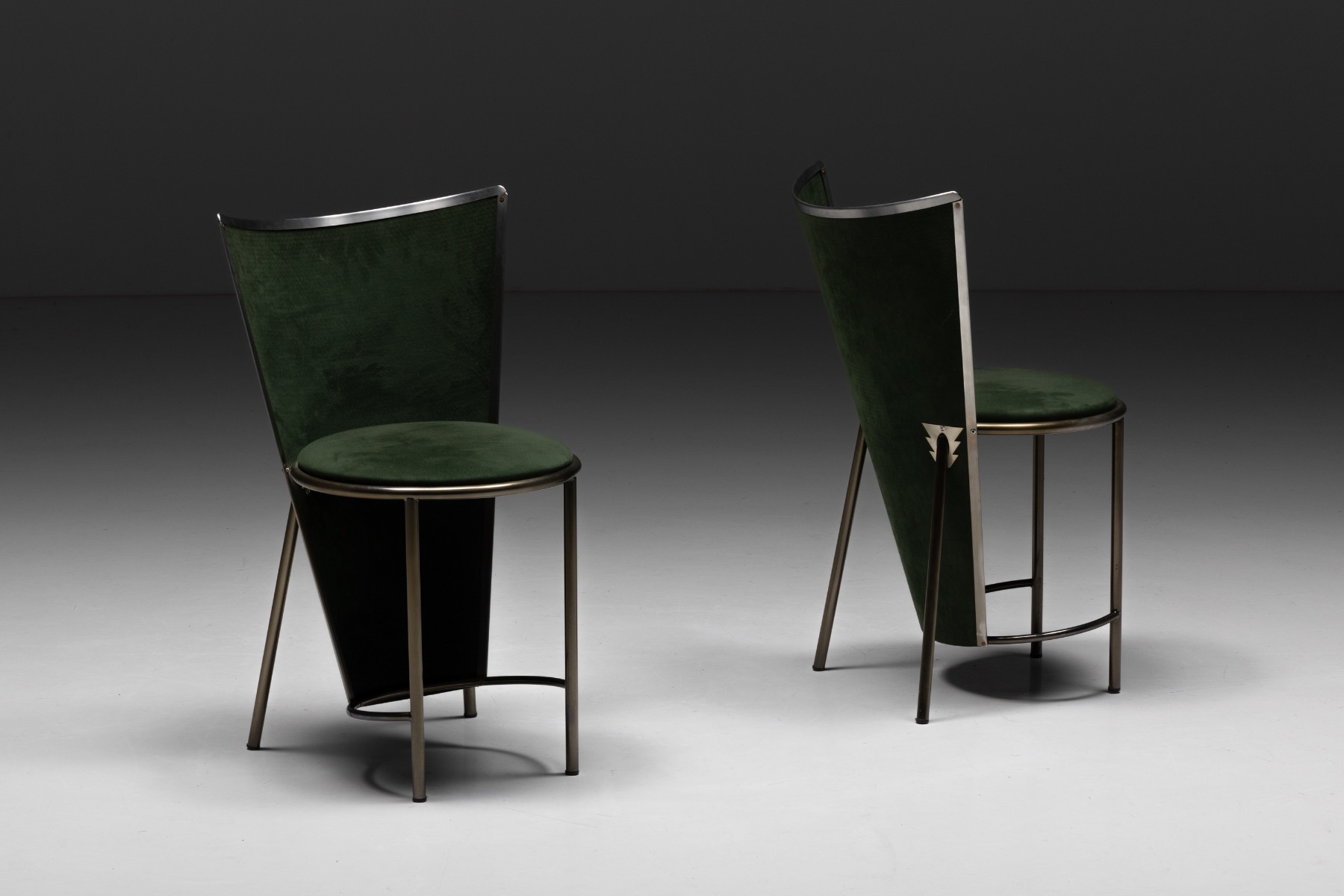 Modern dining chairs by Frans van Praet from the 1990s