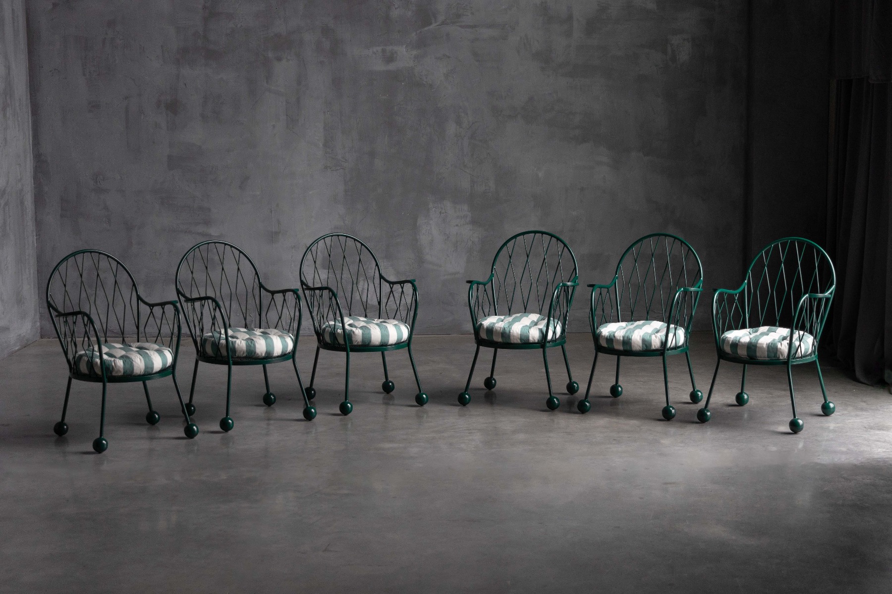 Modernist garden armchair dating to the 1950s