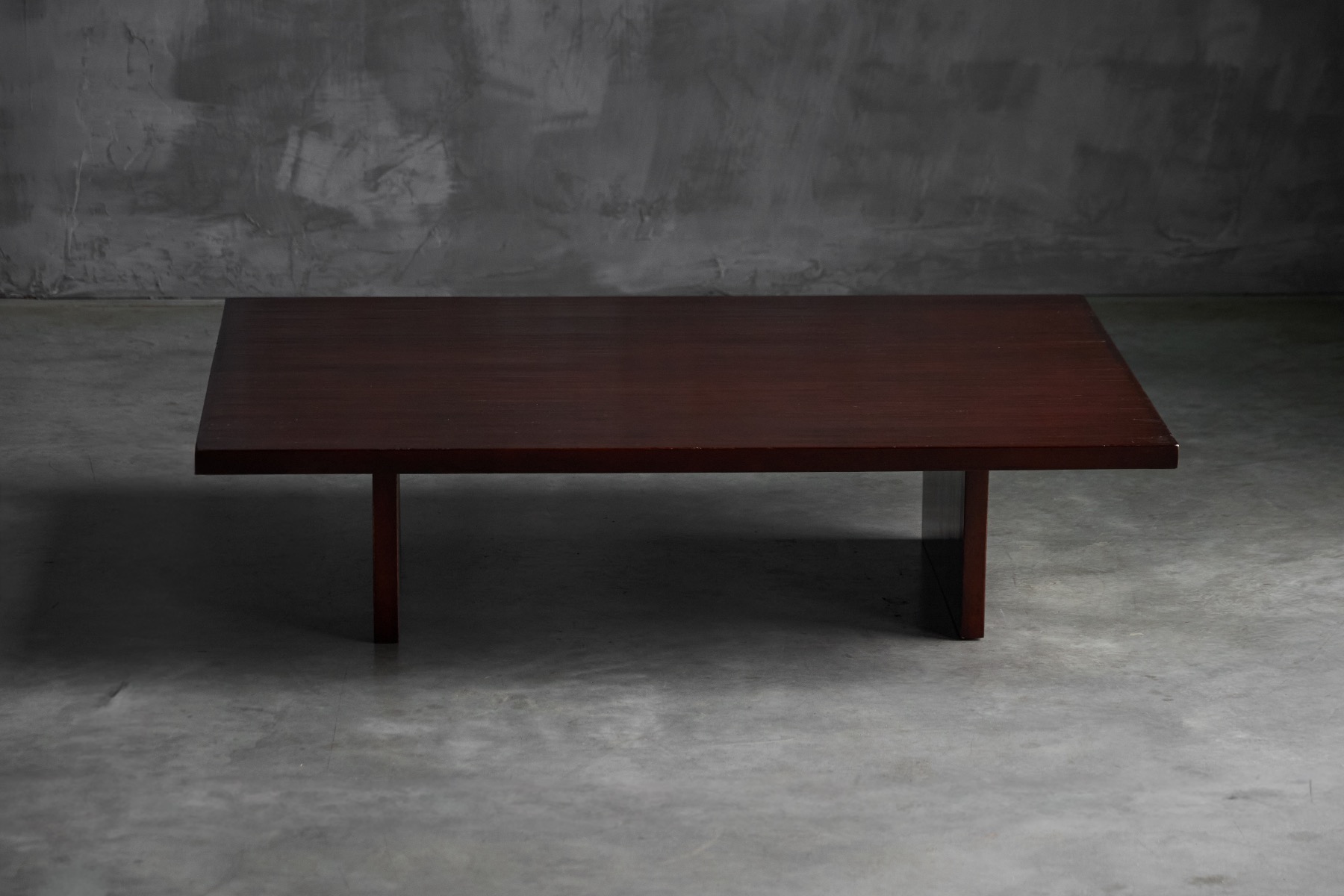 Natural bamboo coffee table from the 1980s