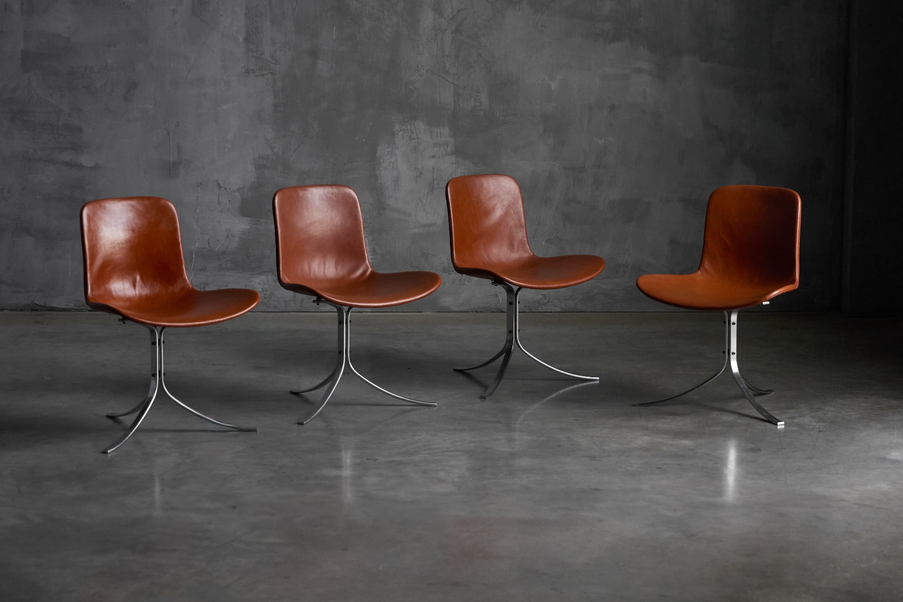 First edition PK9 dining chair from Denmark, 1960s