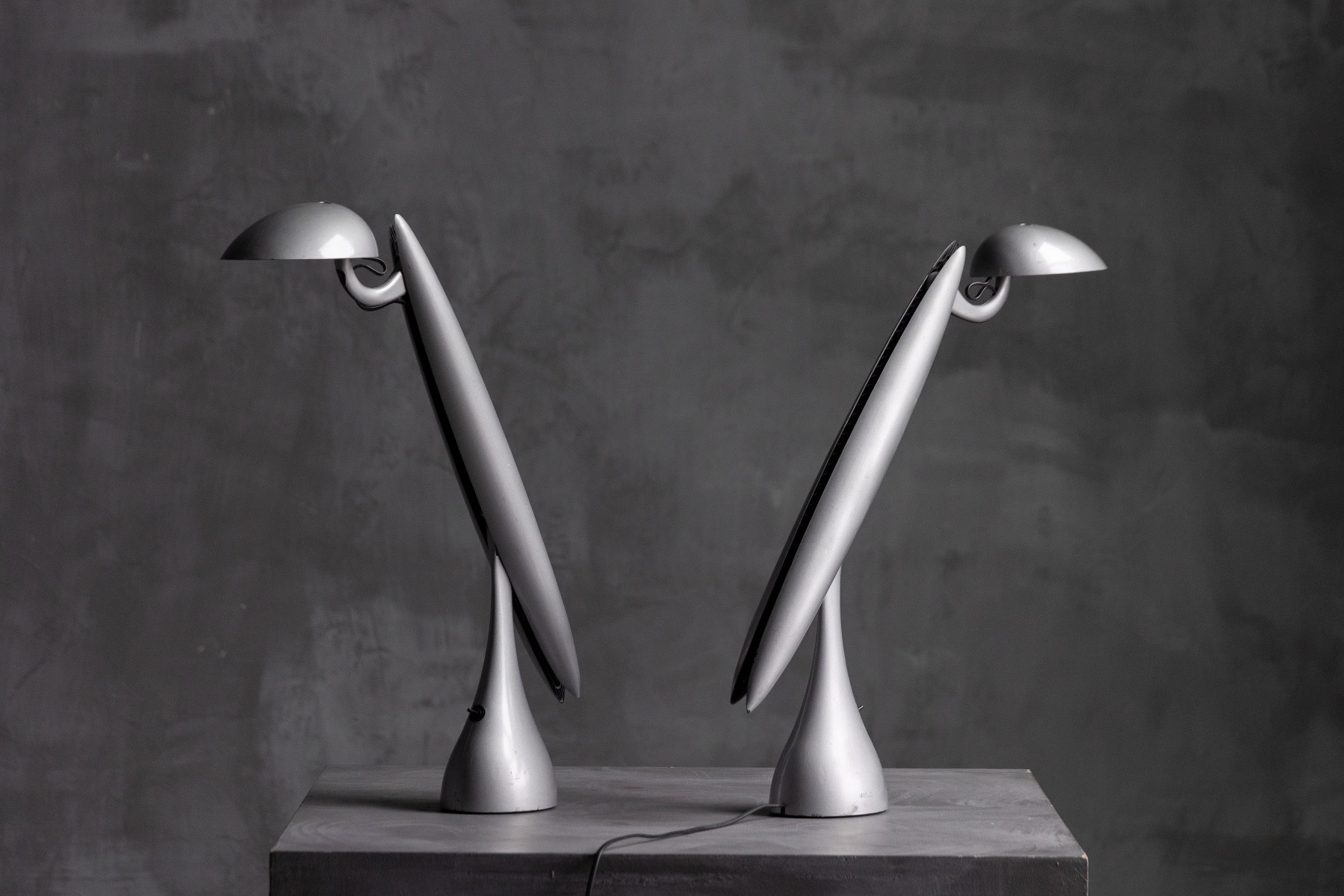 Postmodern desk lamp Heron model produced by Luxo