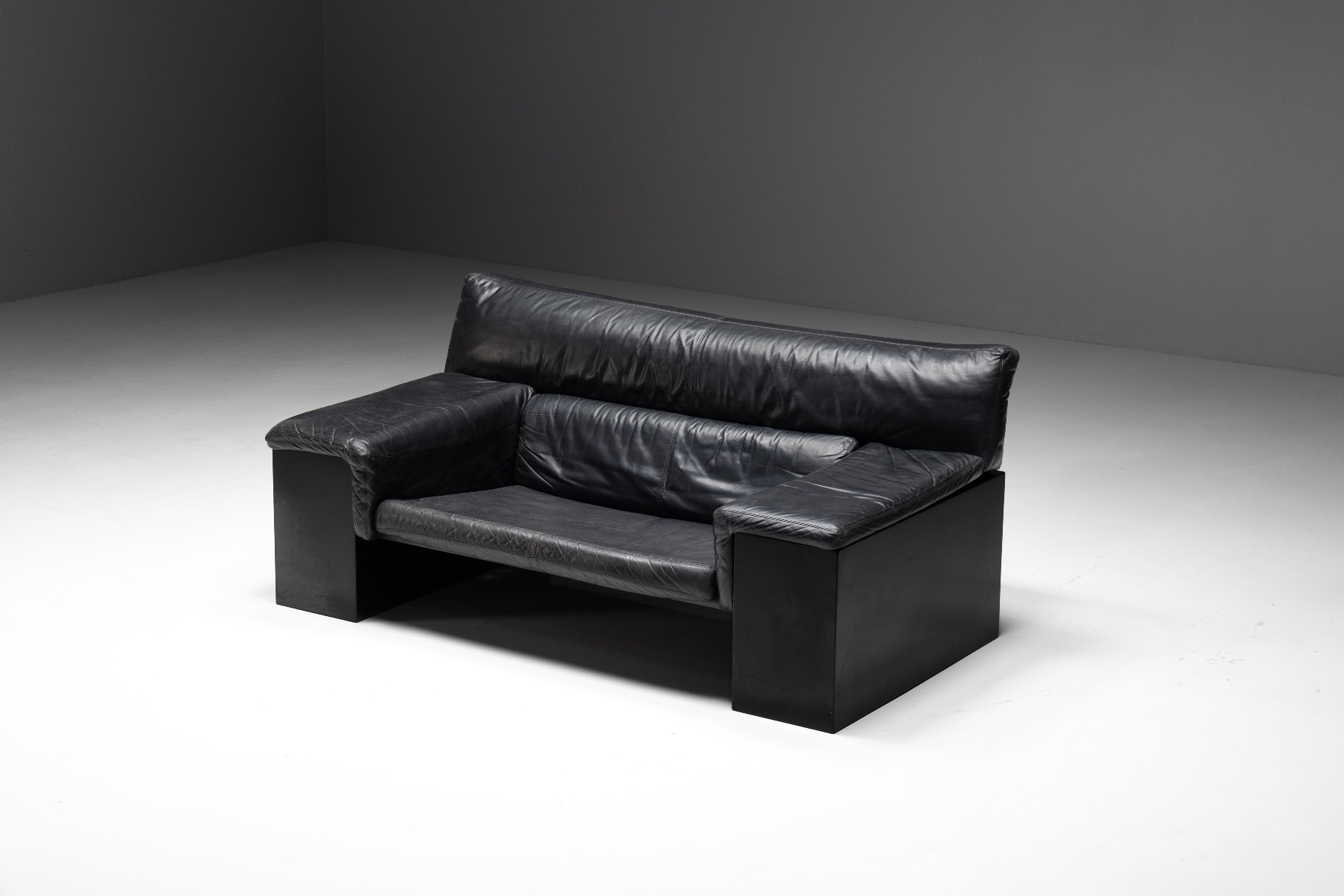 Postmodern Brigadier loveseats from the 1980s style