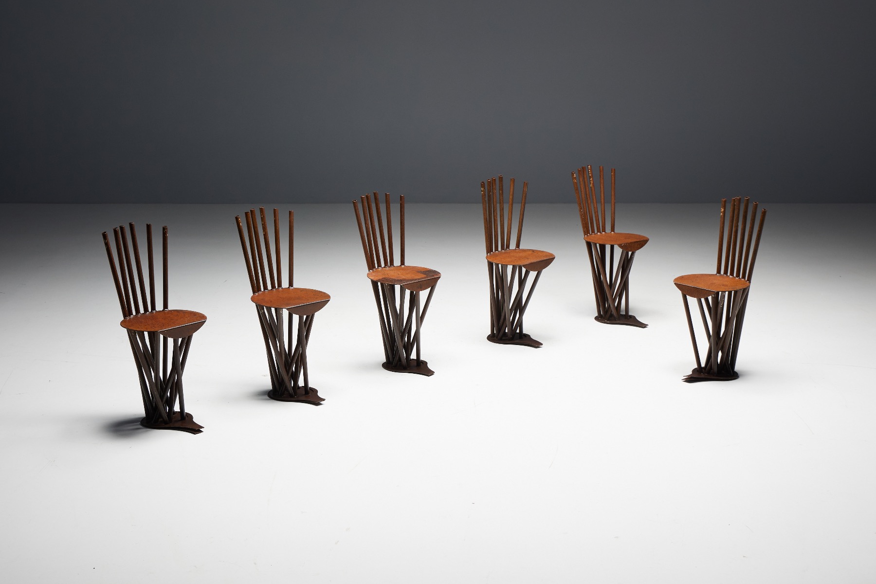 Primitive industrial seating 1950s