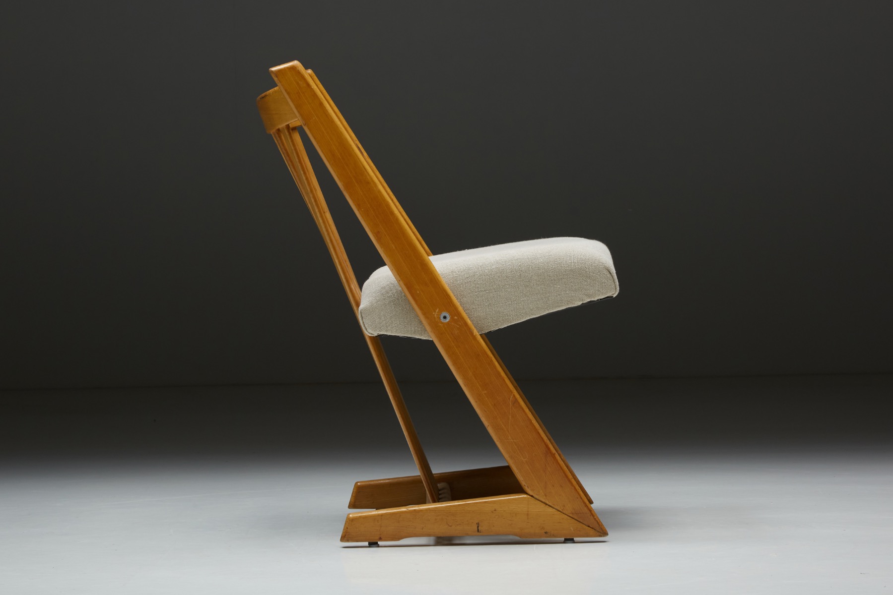 Retro Italian dining chairs in mid century style