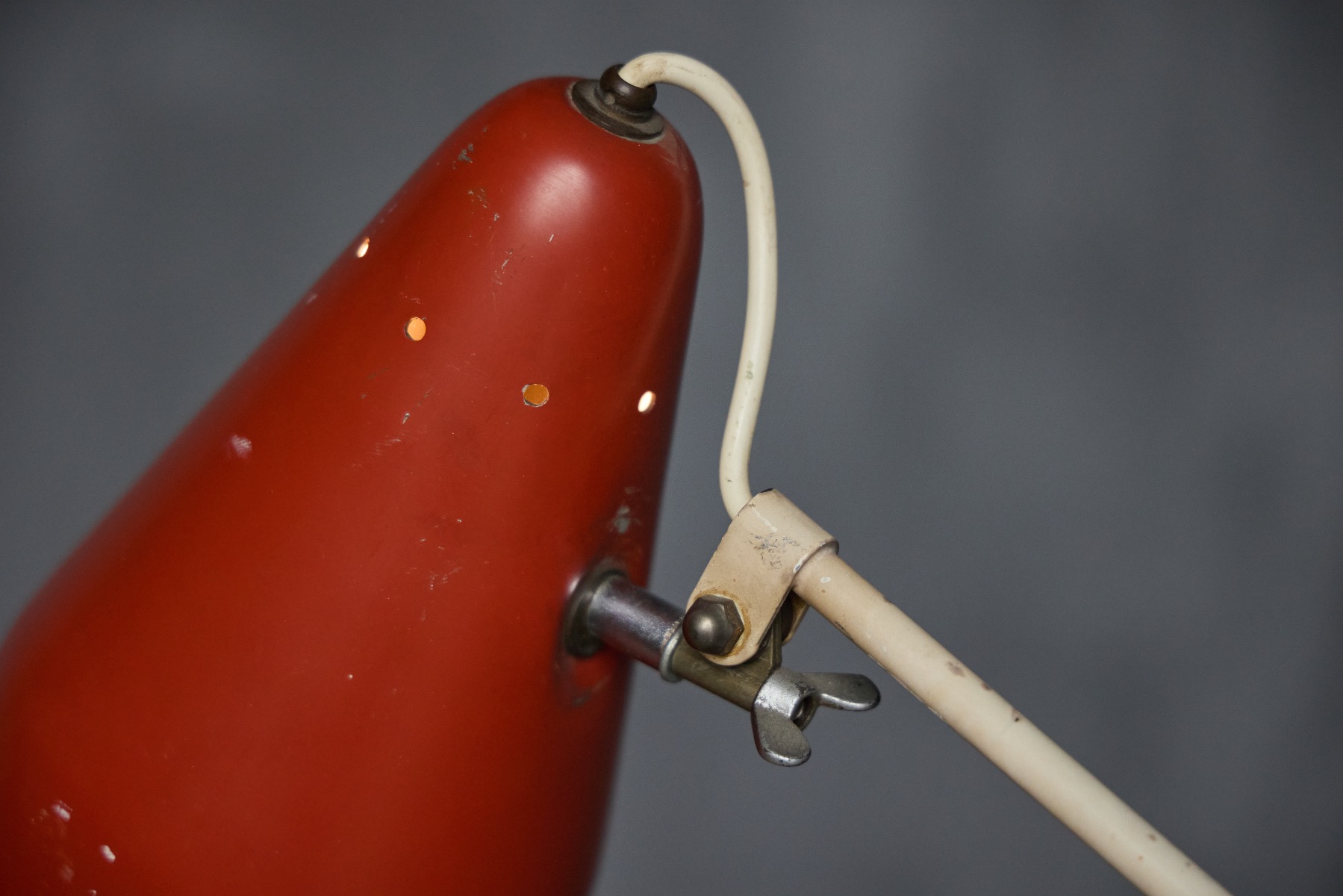 Vintage Wim Rietveld floor light produced by Gispen