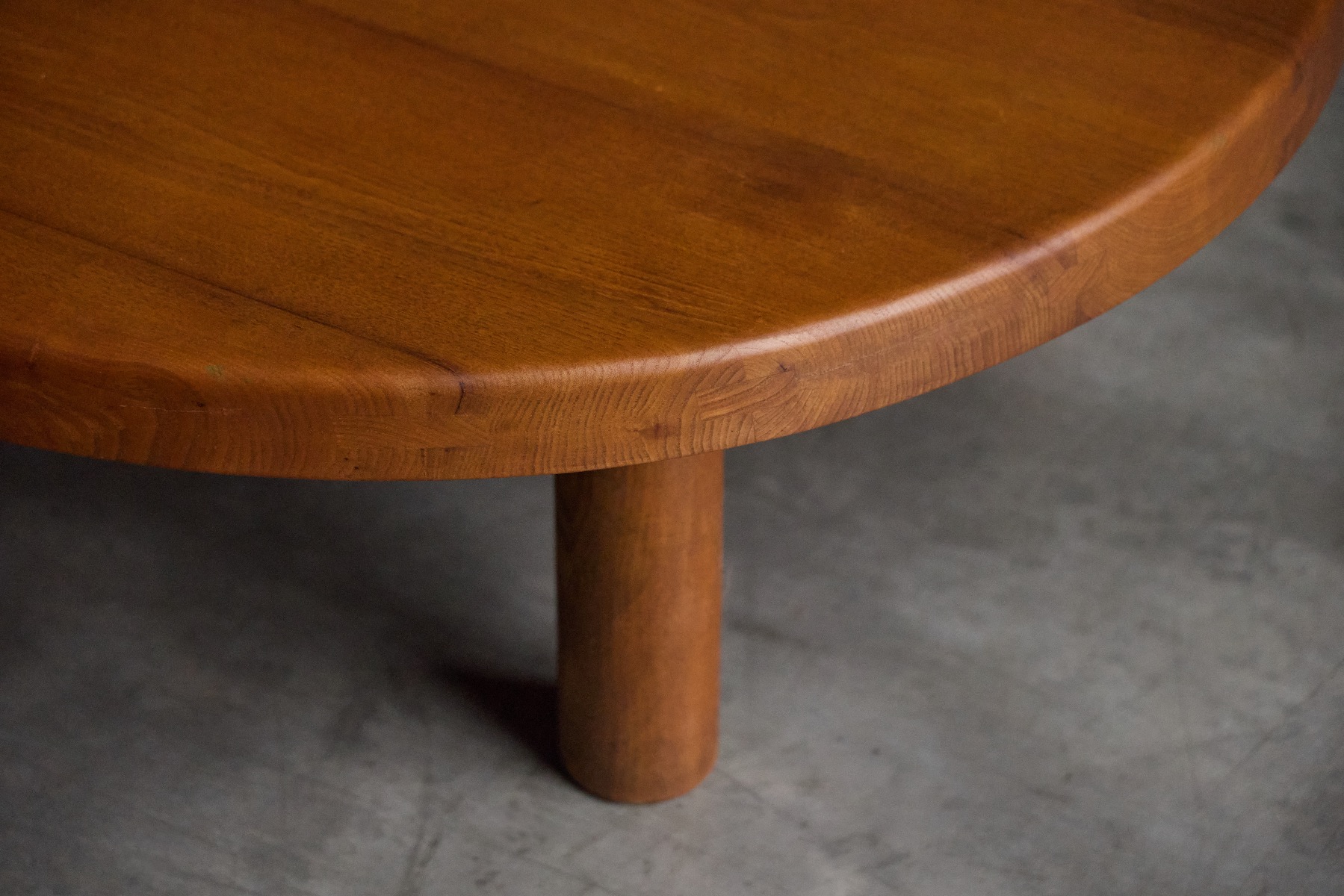 Architectural solid wood coffee table 1960s