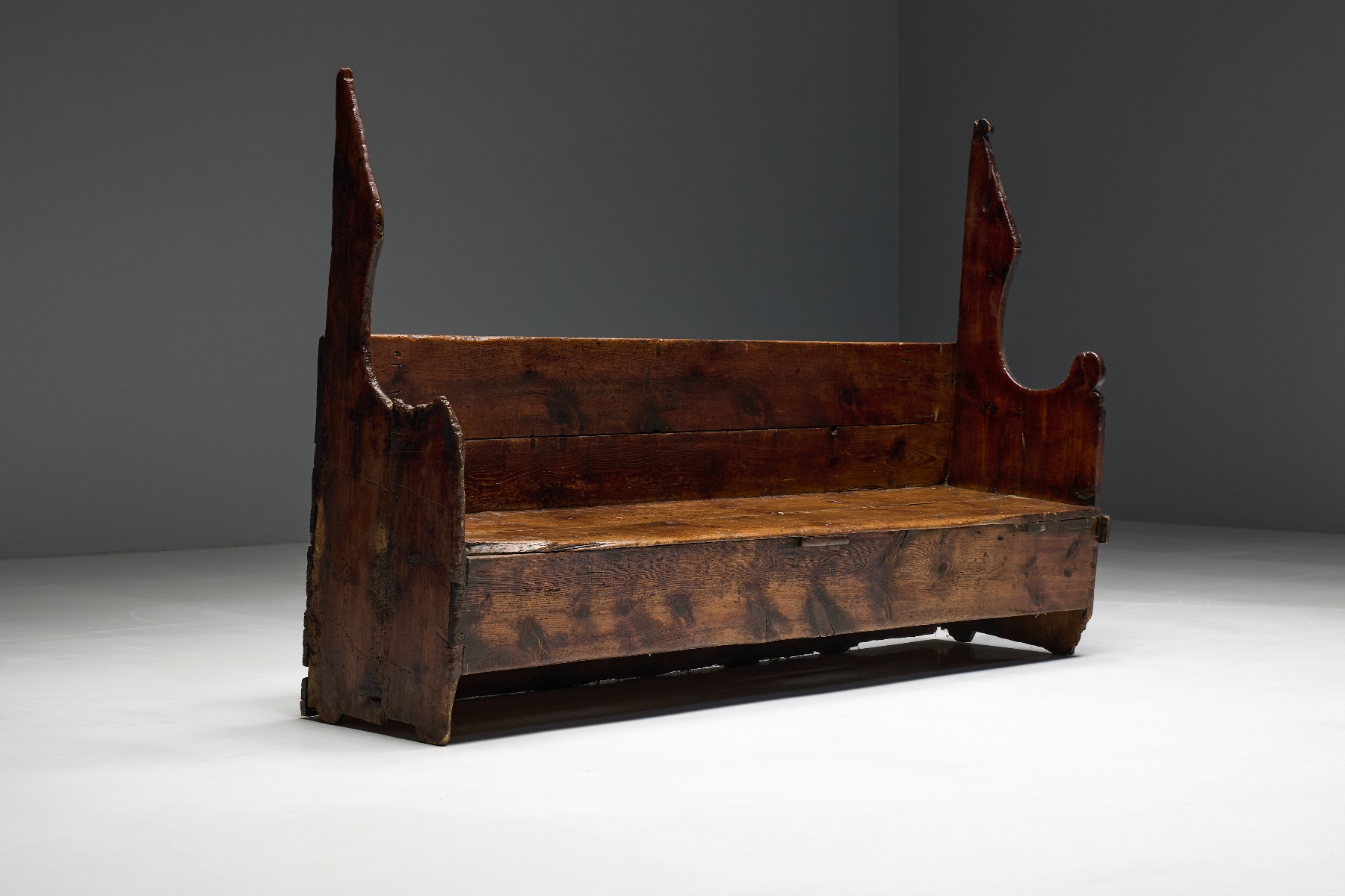 Vernacular rural bench from the 1700s