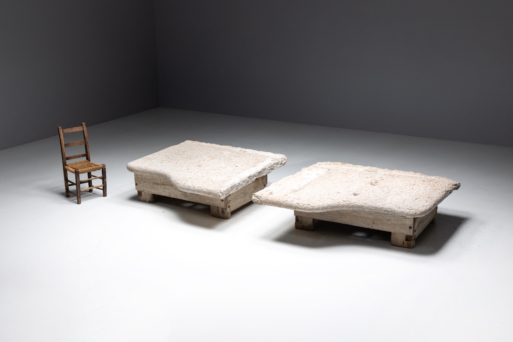Vernacular farm stone tables 19th century