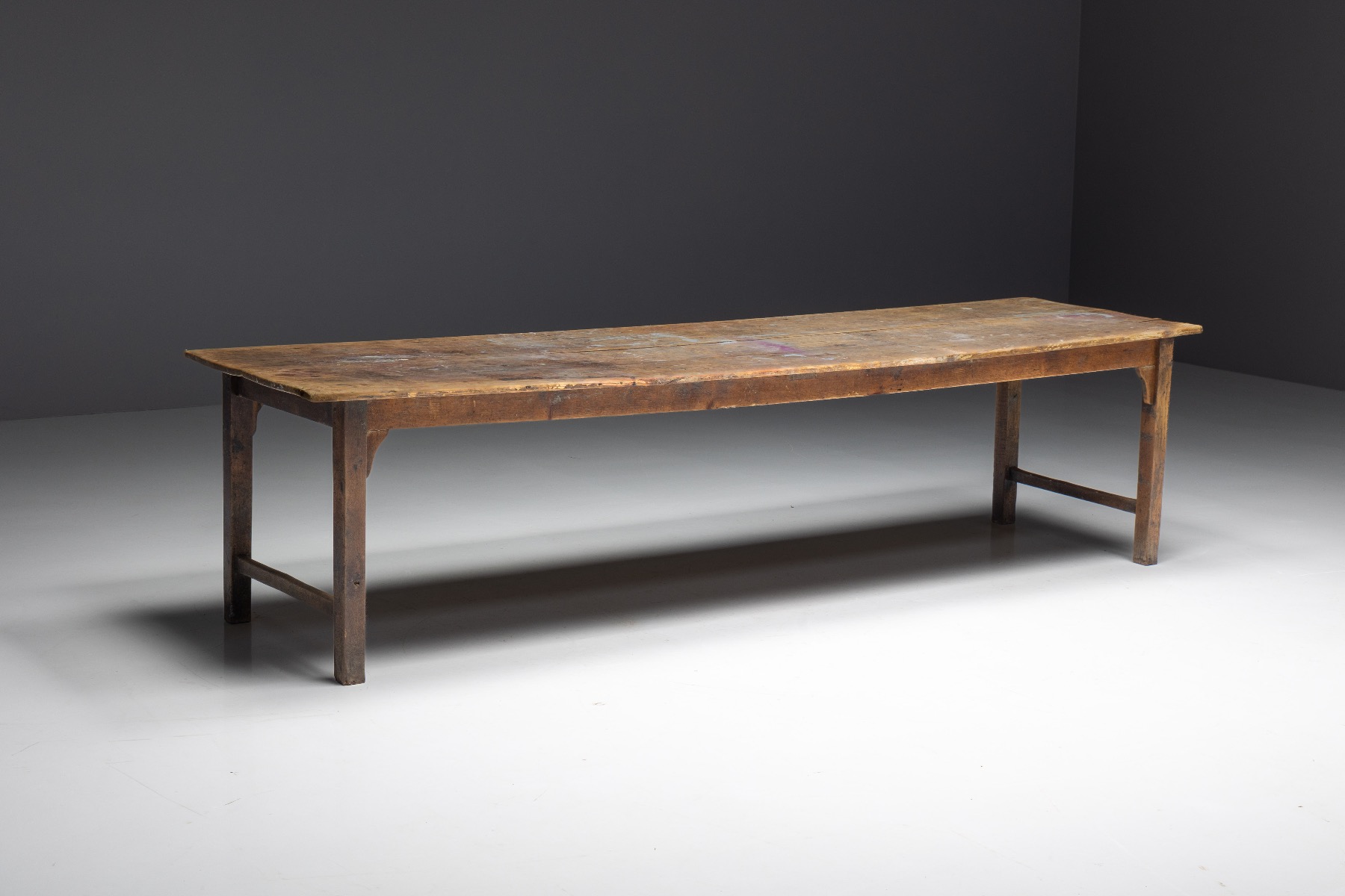 Vernacular farmhouse dining table 19th century