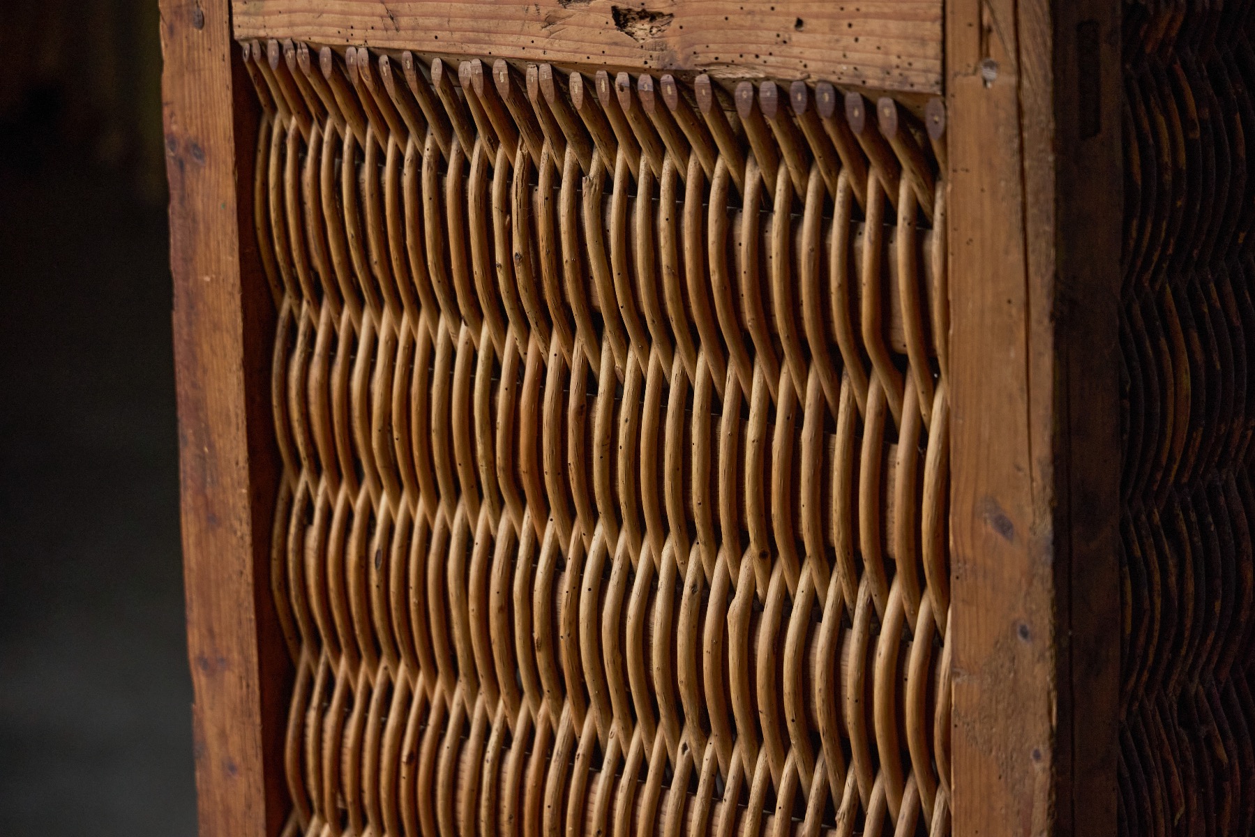Primitive Art Populaire storage cupboard