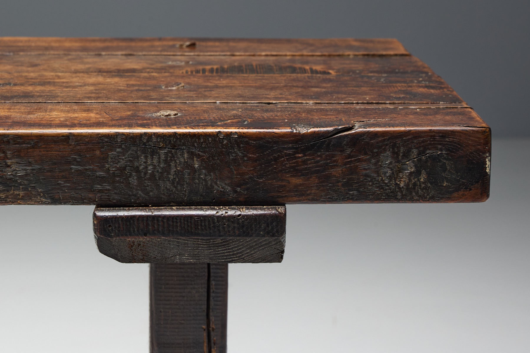 Vernacular French farm table 19th century