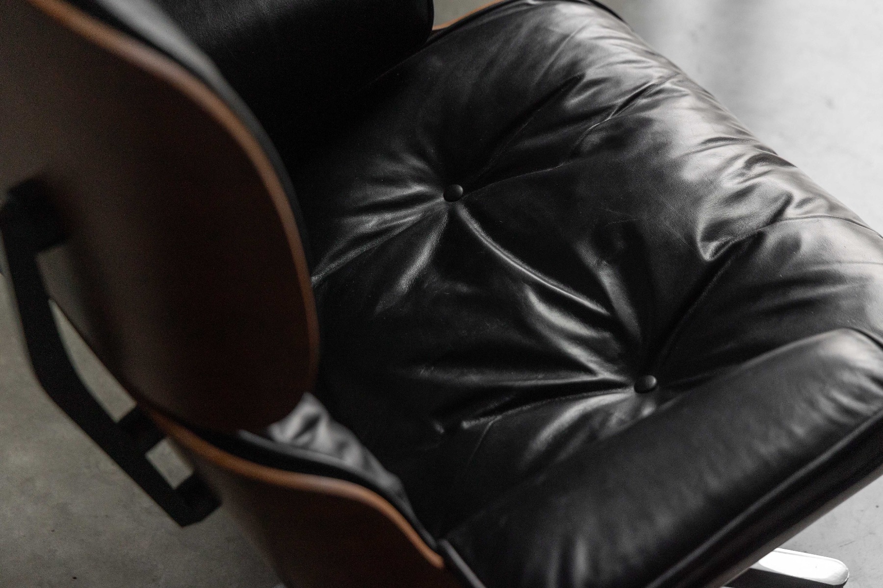 Vintage Eames Lounge Chair and Ottoman from the 1950s