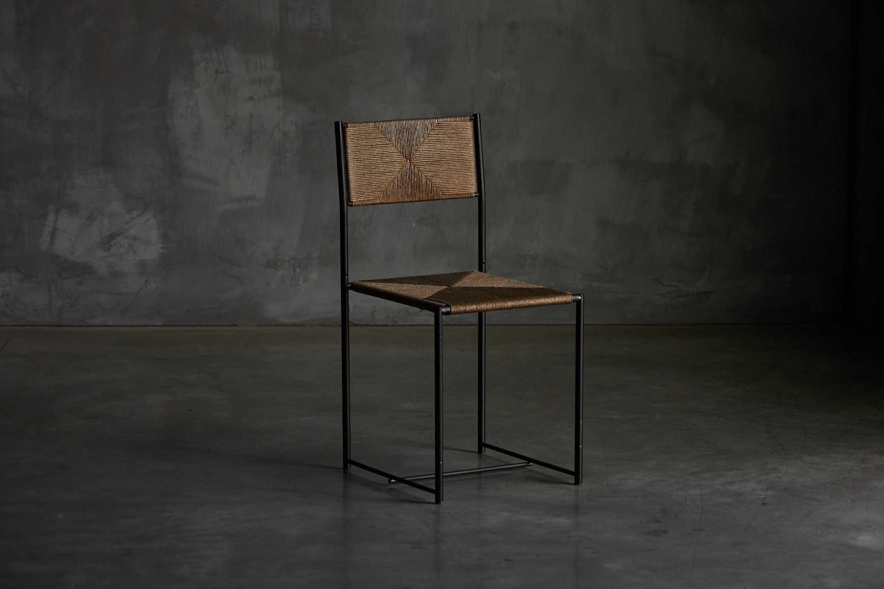 Lightweight Italian dining chair designed by Belotti