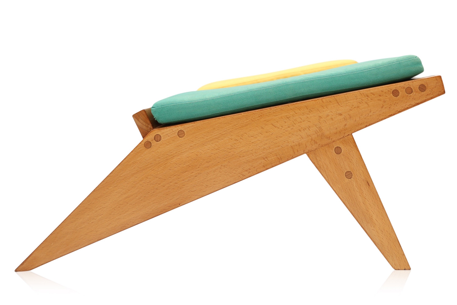 Beech Swimming Pool Lounge Chairs - 1970s