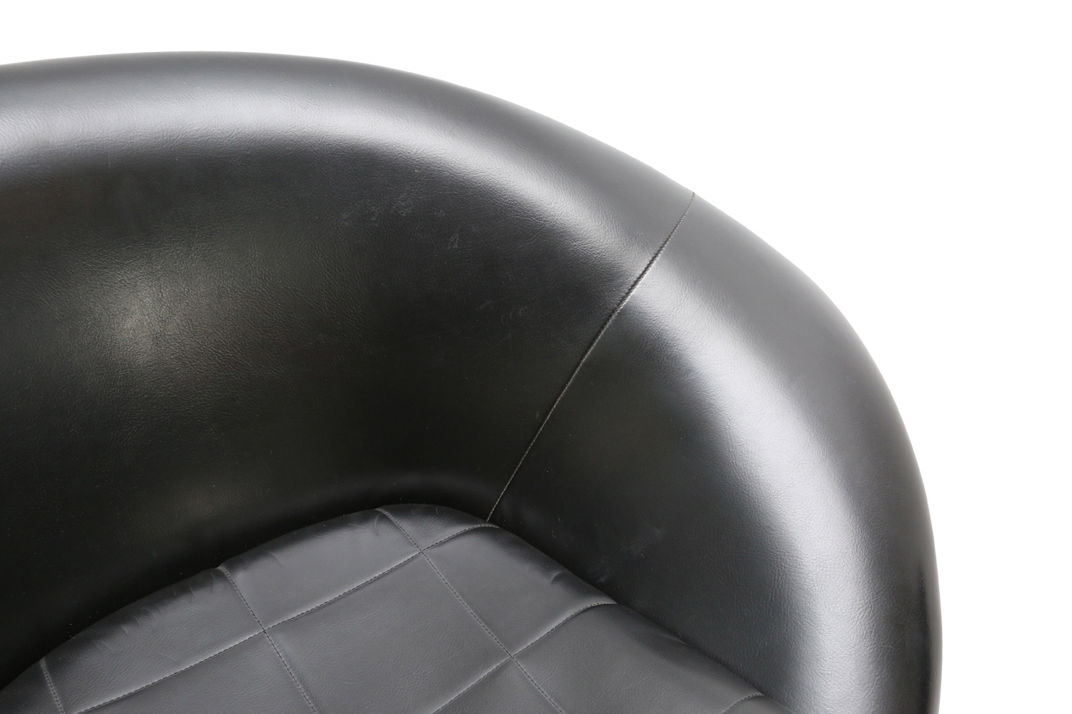 Black French Space Age Oyster Chairs - 1960s
