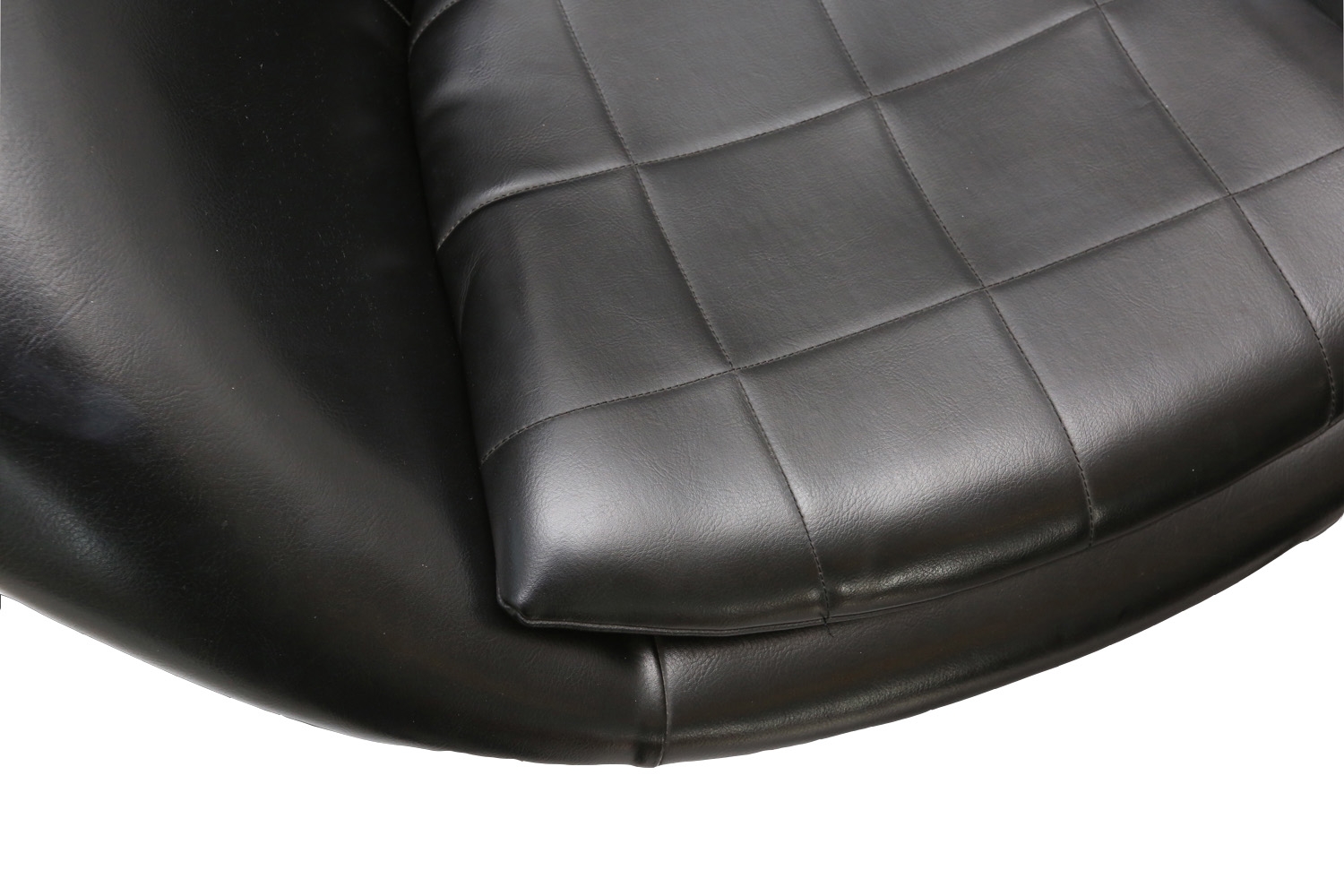 Black French Space Age Oyster Chairs - 1960s