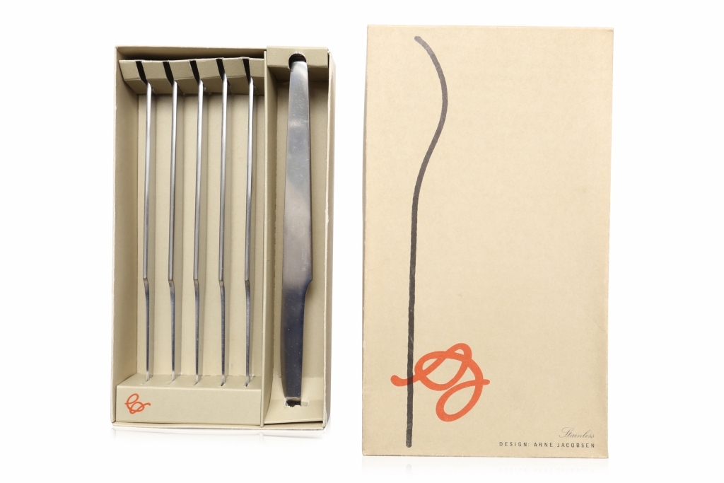 Rare Arne Jacobsen Cutlery For Georg Jensen - 1957 