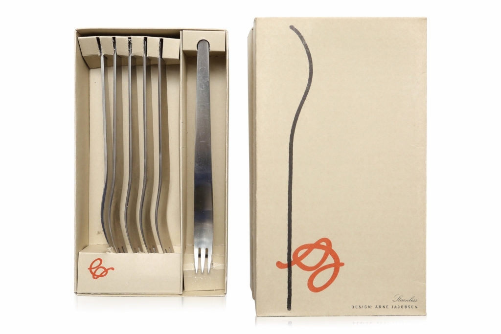Rare Arne Jacobsen Cutlery For Georg Jensen - 1957 