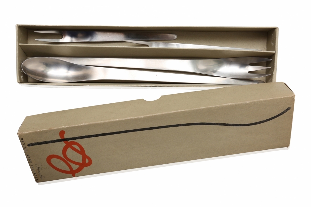 Rare Arne Jacobsen Cutlery For Georg Jensen - 1957 