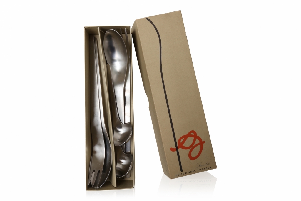 Rare Arne Jacobsen Cutlery For Georg Jensen - 1957 