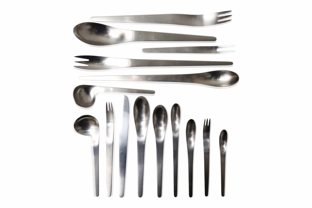 Rare Arne Jacobsen Cutlery For Georg Jensen - 1957 