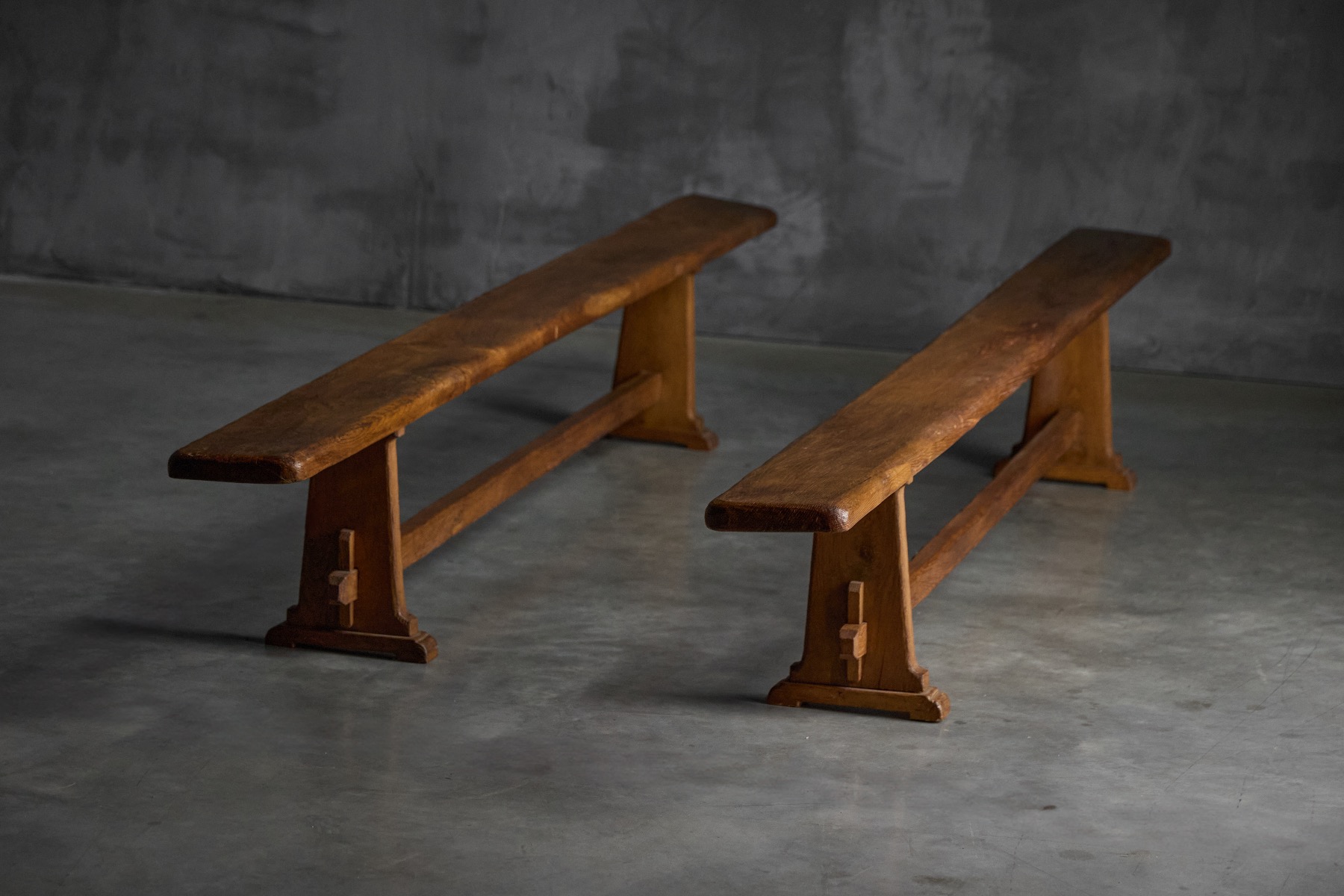 Alpine country bench dating to the mid twentieth century