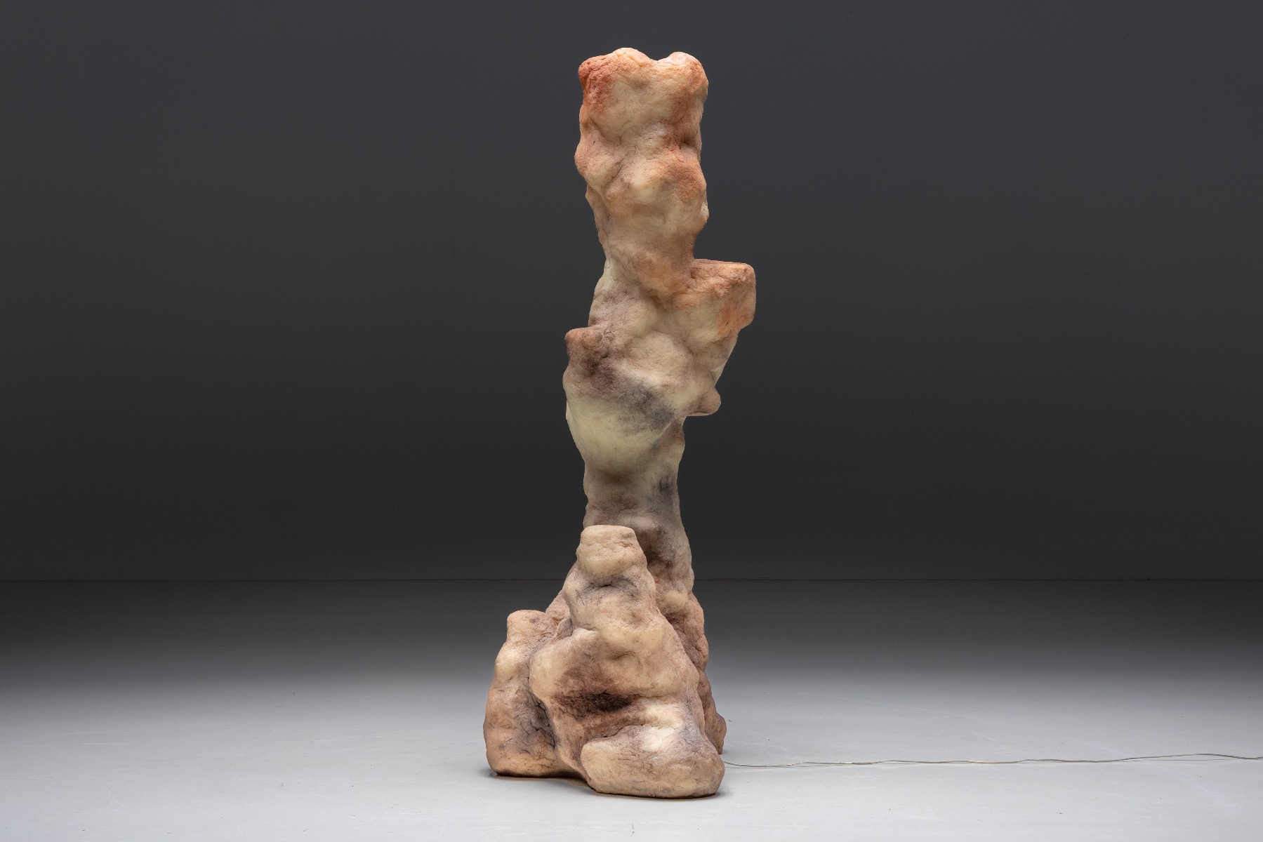 Artistic tufa lamp by Elissa Lacoste