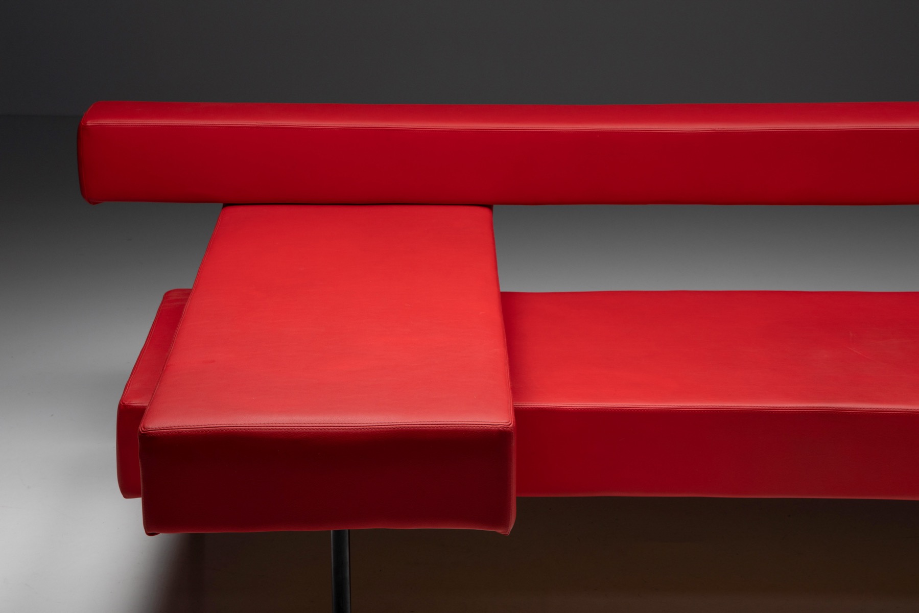 Collectible architectural sofa in postmodern style from the 2000s