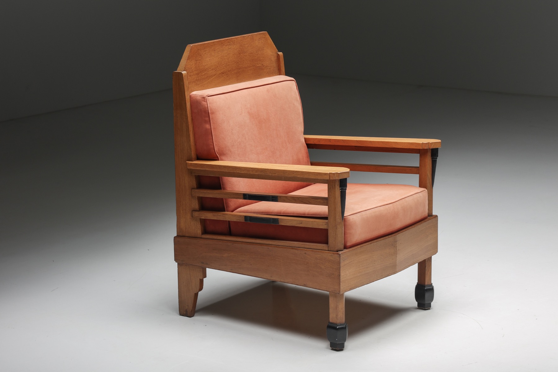 Collectible art deco club chairs from the 1960s