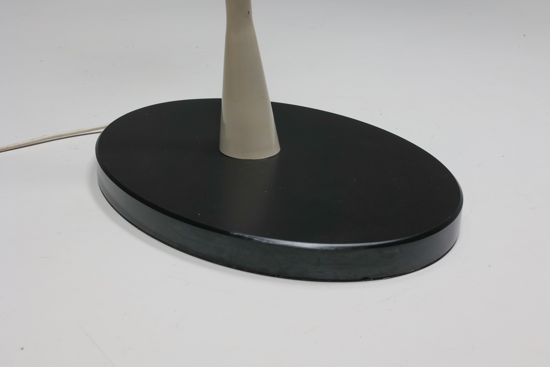 Collectible yellow and black floor lamp from the 1950s