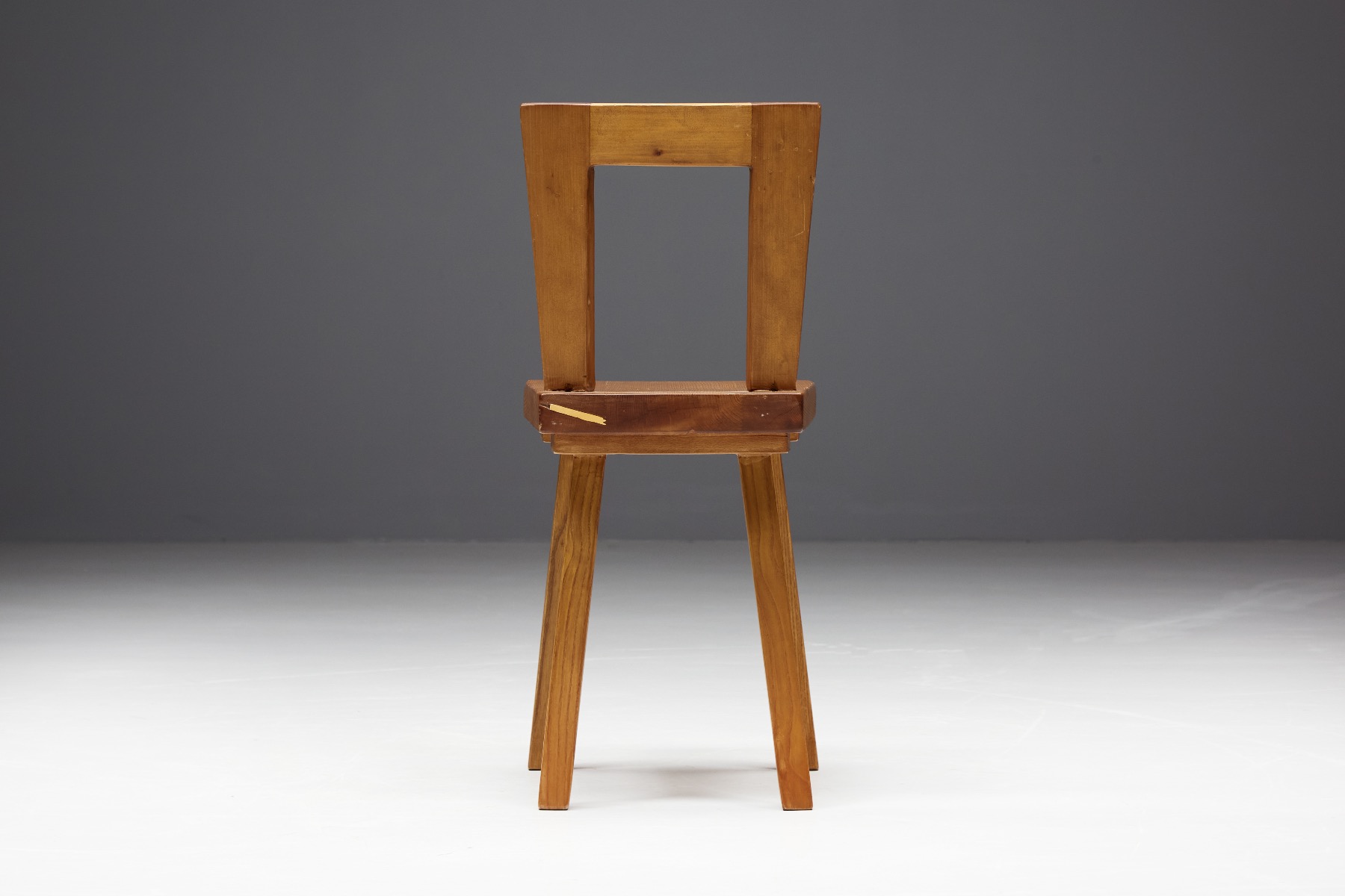 Collectible Les Arcs chair by Charlotte Perriand from the 1960s