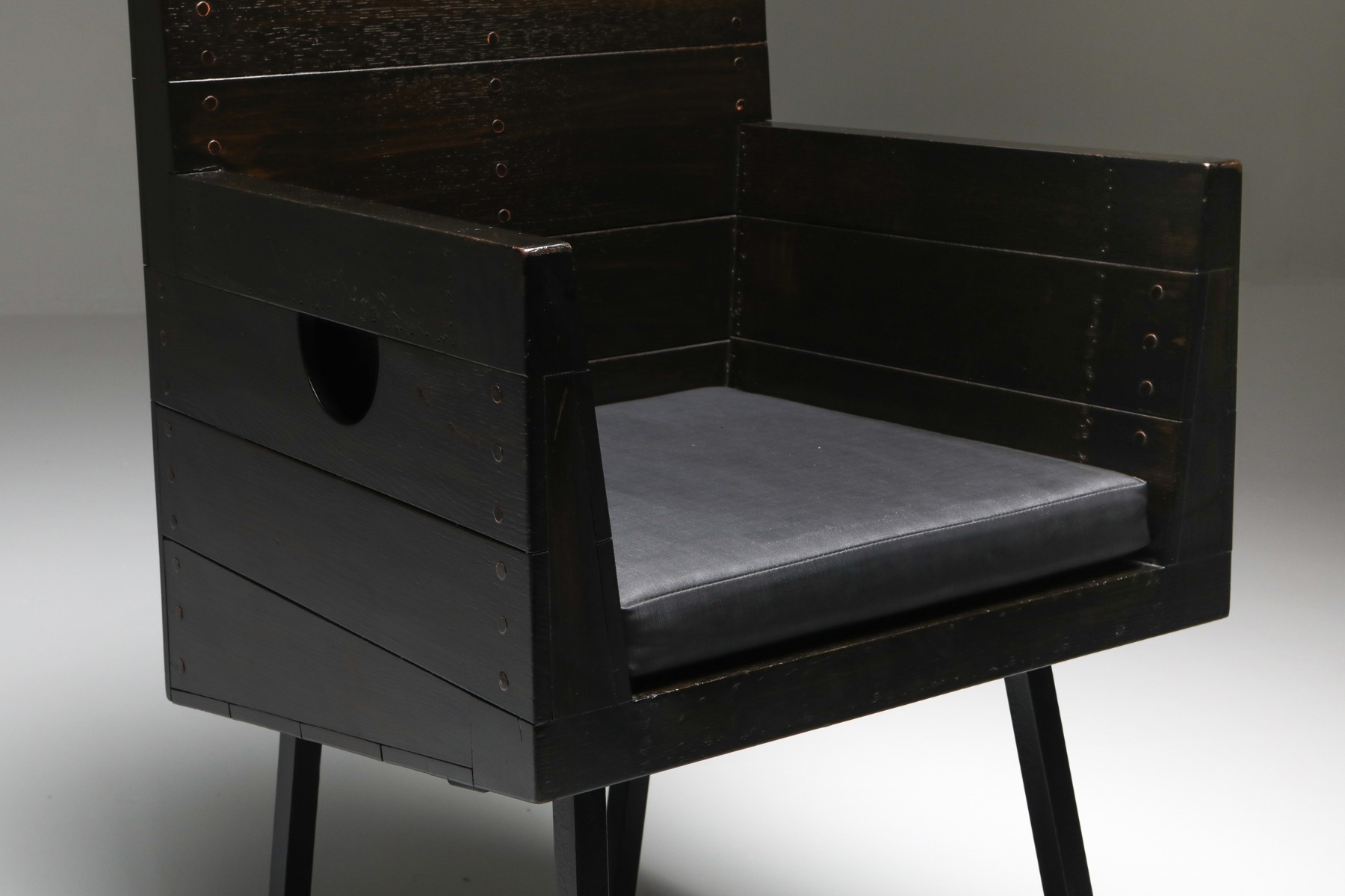 Designer armchair by Dom Hans van der Laan from the 1960s
