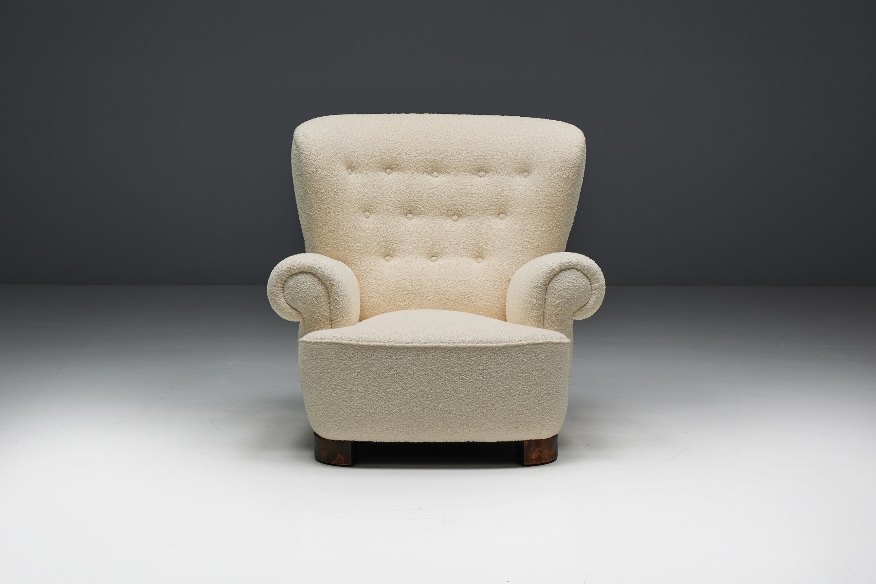 Designer armchair in Flemming Lassen style from the 1960s