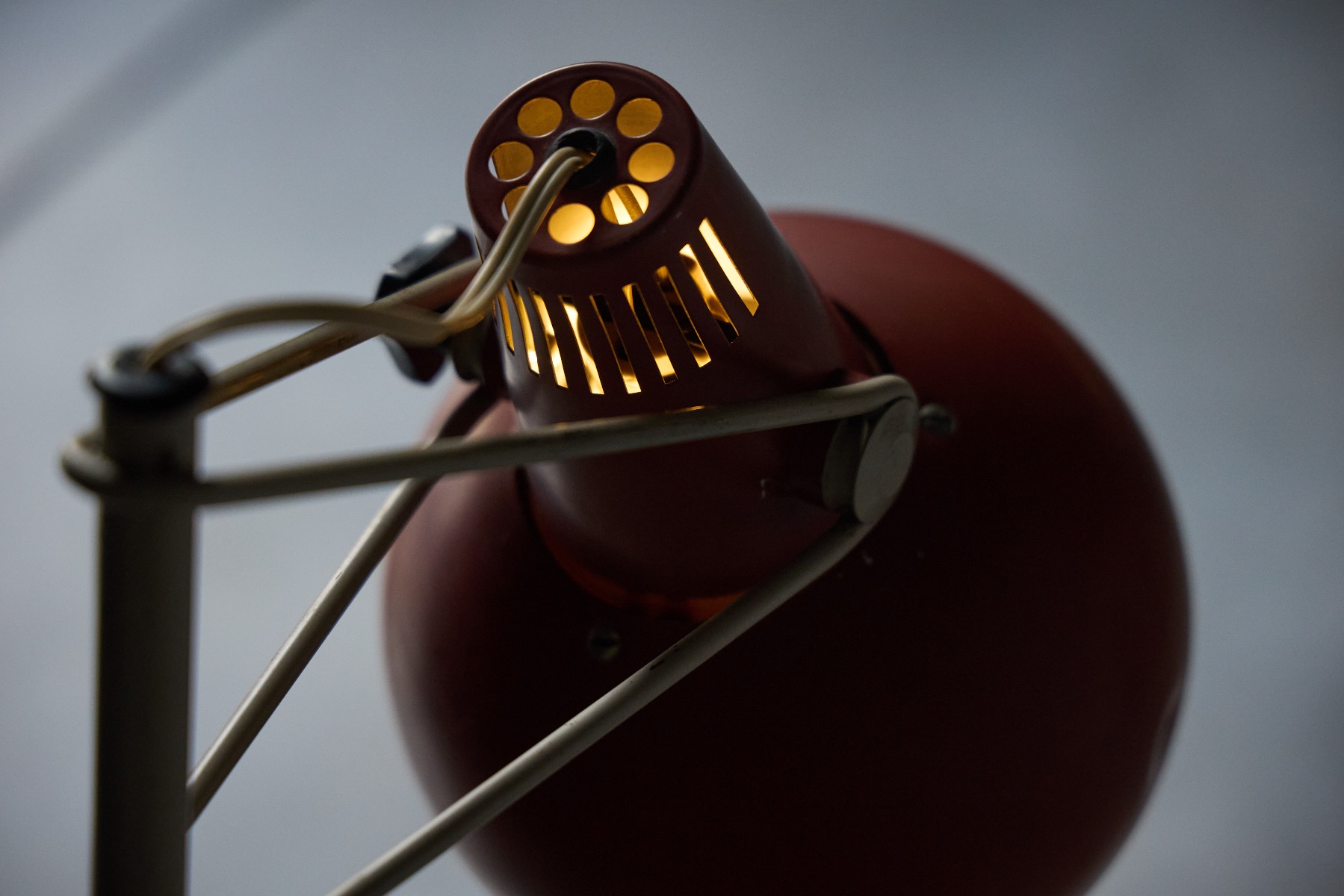 Designer floor lamp by Louis Kalff from the 1950s