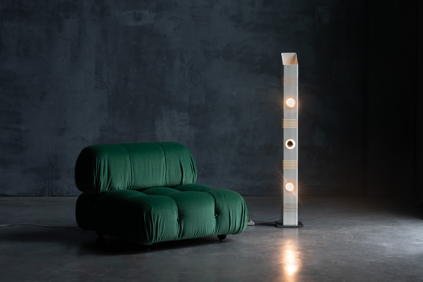 Designer floor lamp in Tronconi style from the 1970s