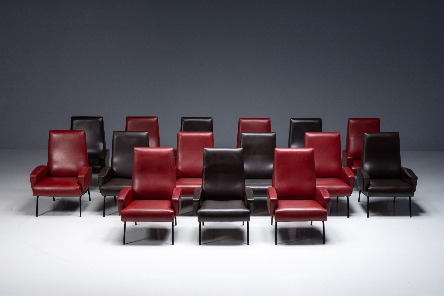 Elegant Italian inspired lounge chair from the 1950s