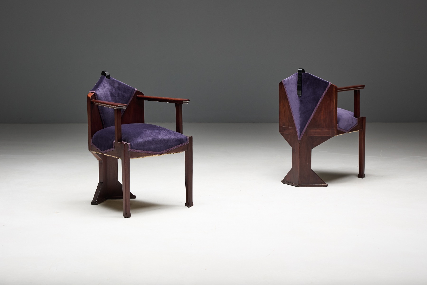 European 1930s Art Deco armchair