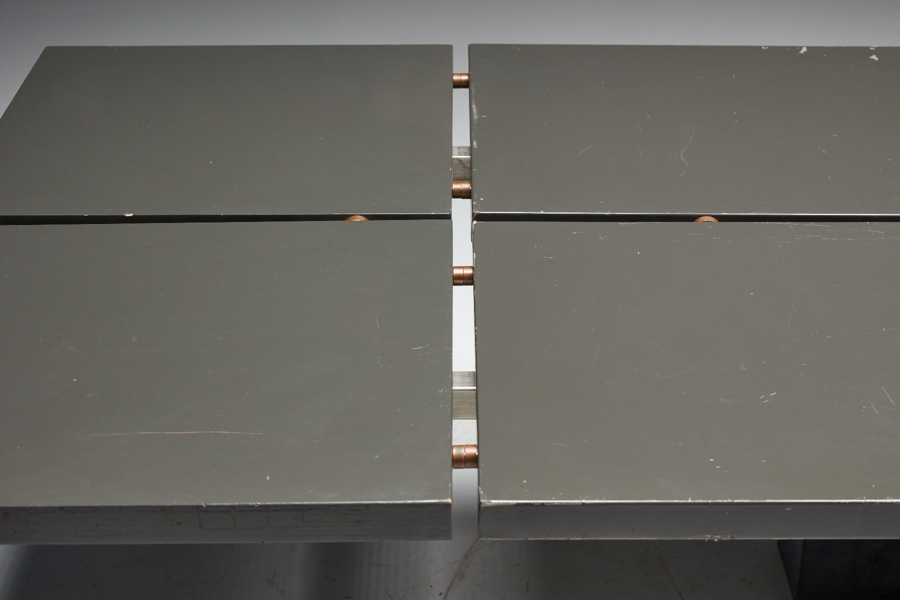 European 1970s brutalist dining table