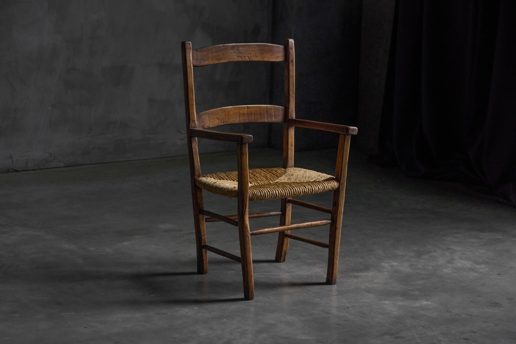 Folk vernacular armchair from the early 20th century
