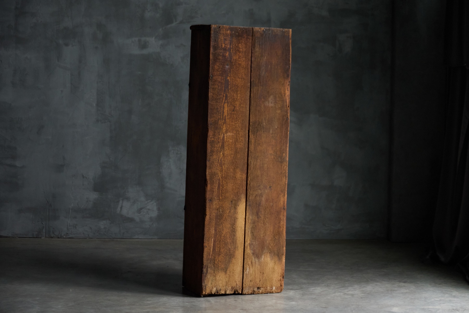 Handcrafted 19th century folk cabinet