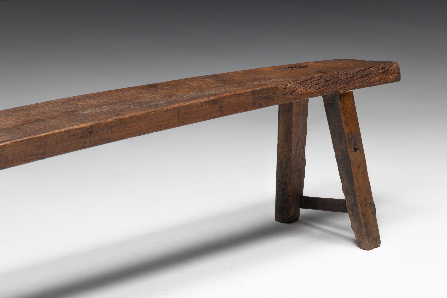 Handcrafted primitive benches 19th century