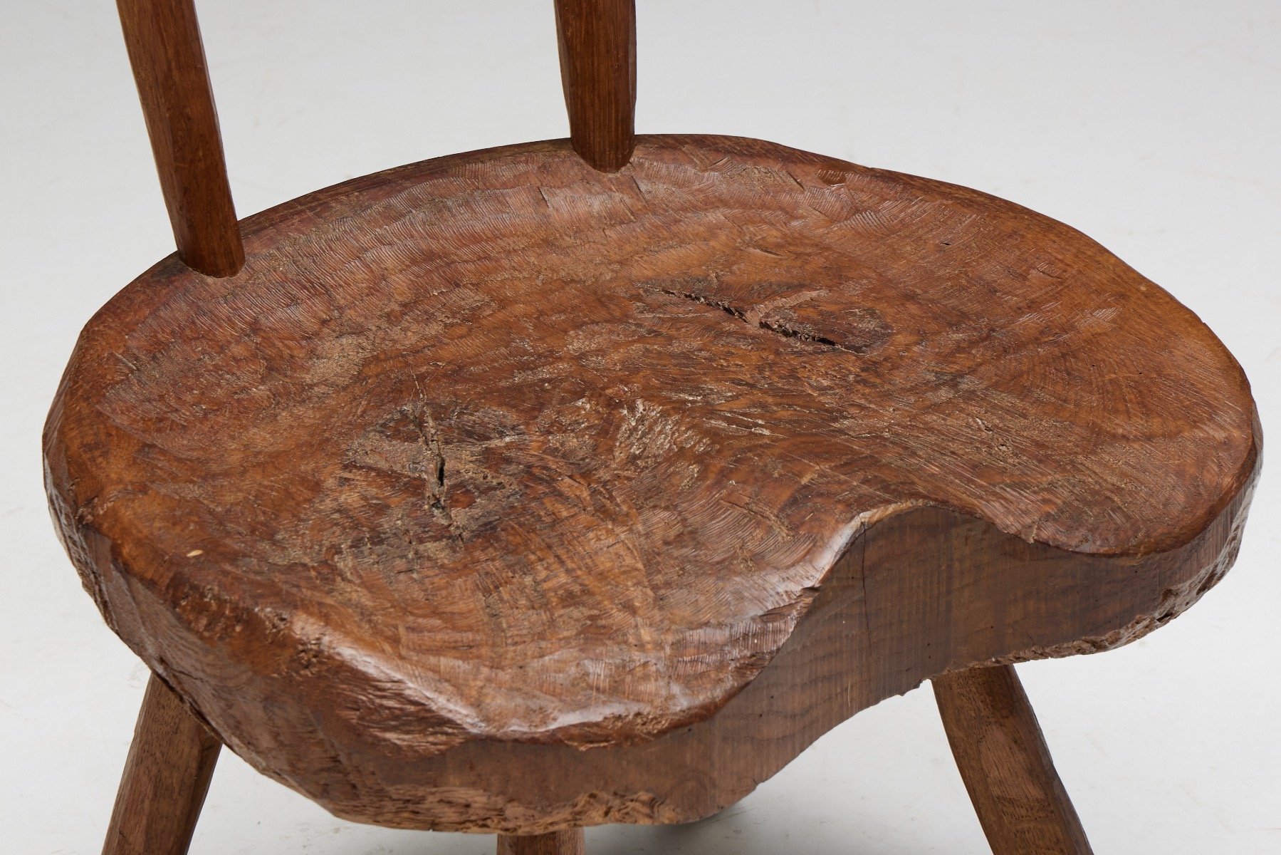Handcrafted rural chair 19th century