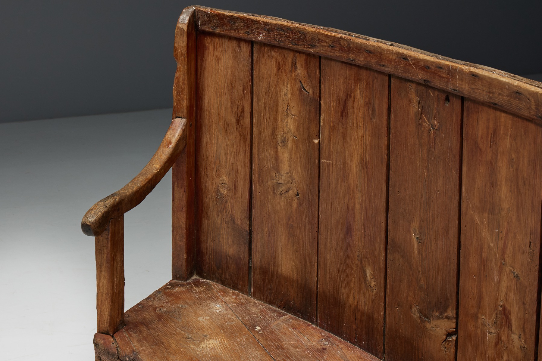 Historic country tavern bench 1700s